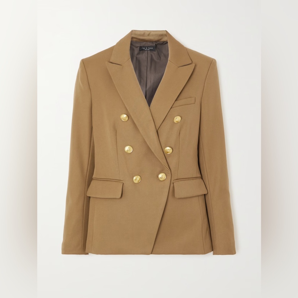 Rag & Bone Preston Blazer in Dark Tan Sz 2 NWT - Picture 2 of 7